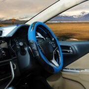 BLACKBIRD Anti-Slip Steering Wheel Cover – Blue, 38cm - Image 5