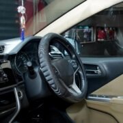 BLACKBIRD Anti-Slip Steering Wheel Cover – Dark Grey, 38cm - Image 5