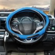 BLACKBIRD Anti-Slip Steering Wheel Cover – Blue, 38cm - Image 3