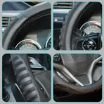 BLACKBIRD Anti Slip Car Steering Wheel Cover - Black Sporty Grip (O-Type, 38cm / 15 inch) - Image 3