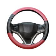 BLACKBIRD Faux Leather Steering Cover – Maroon, 36cm