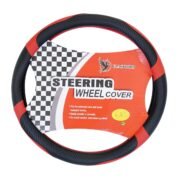 BLACKBIRD Faux Leather Steering Cover – Orange, 38cm - Image 7