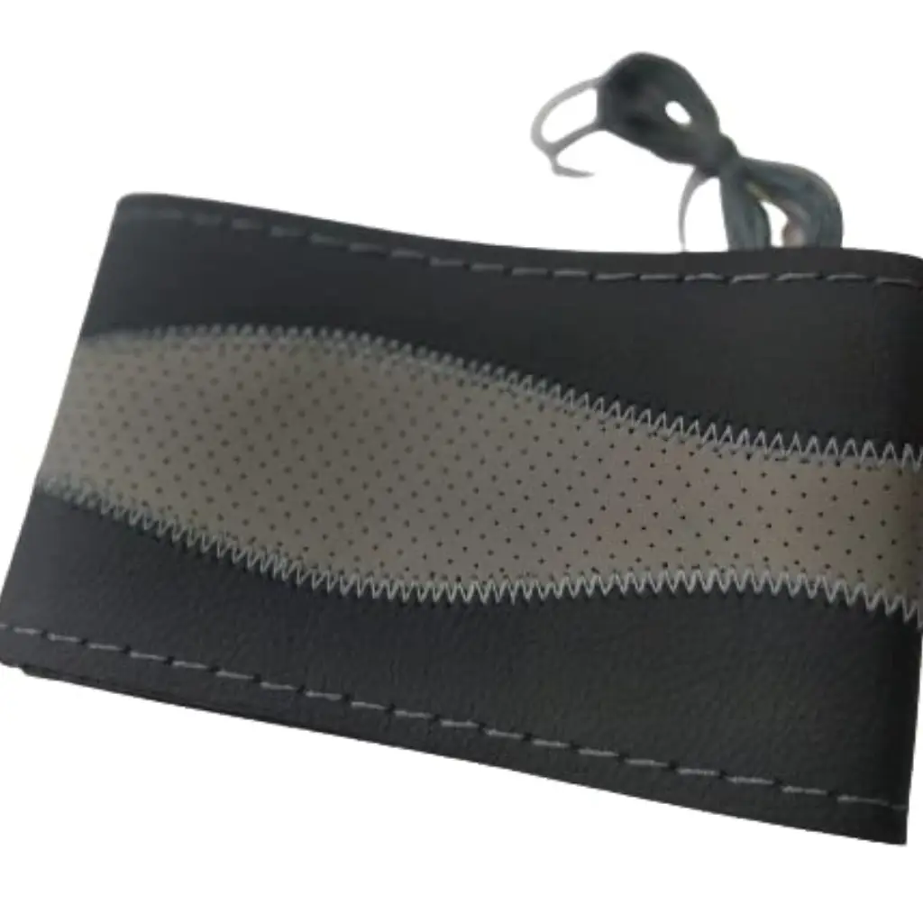 New Project - 2026-07-29T163236.217 BLACKBIRD Faux Leather Stitchable Anti-Slip Car Steering Wheel Cover - Image 1