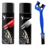 BLACKBIRD Bike Chain Lube and Chain Cleaner Spray 500ML Combo with Chain Cleaning Brush