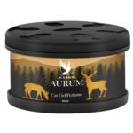 BLACKBIRD Aurum Car Gel Perfume – Musk Scent | Spill-Proof Design (90 gm)