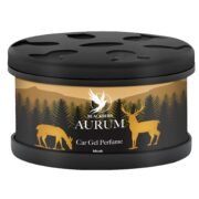BLACKBIRD Aurum Car Gel Perfume – Musk Scent | Spill-Proof Design (90 gm)