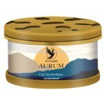 BLACKBIRD Aurum Car Gel Perfume – Sandalwood Scent | Spill-Proof Design (90 gm)
