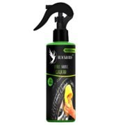 BLACKBIRD Tyre Shine Liquid 250ml - Professional Grade Tire Dressing & Protectant | Deep Black Gloss for Cars & Bikes