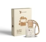 BLACKBIRD Car Perfume Hanging Pod – Golden Sandal | Natural Fragrance Air Freshener | 10ML