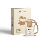 BLACKBIRD Hanging Car Perfume – Golden Sandal, 10ml