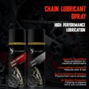 BLACKBIRD Bike Care Kit - Complete Maintenance Set with Chain Lube, Chain Cleaner, De-Rust Spray, Cleaning Brush & Microfiber Cloth - Image 3