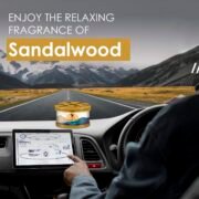 BLACKBIRD Aurum Car Gel Perfume – Sandalwood Scent | Spill-Proof Design (90 gm) - Image 4
