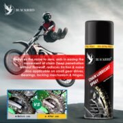 BLACKBIRD Bike Chain Lube and Chain Cleaner Spray 500ML Combo with Chain Cleaning Brush - Image 8
