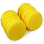 BLACKBIRD Premium Foam Wax & Polish Applicator Pads - Soft Non-Scratch Detailing Sponges (Yellow)